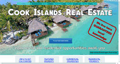 Desktop Screenshot of cookislands-realestate.com