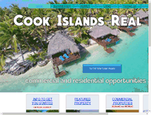 Tablet Screenshot of cookislands-realestate.com
